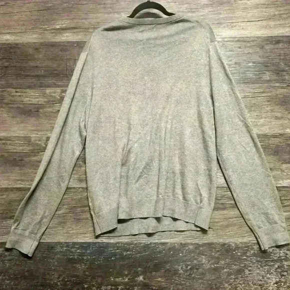 Banana Republic Mens Light Beige Tan V-Neck Sweater - Picture 2 of 3